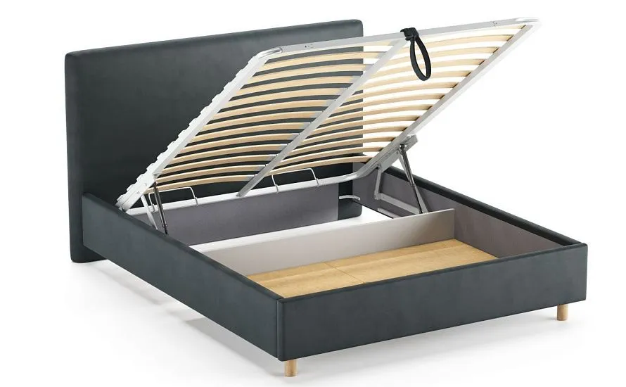 Карла Пьюр 180х200 Storm 018 графит - 5